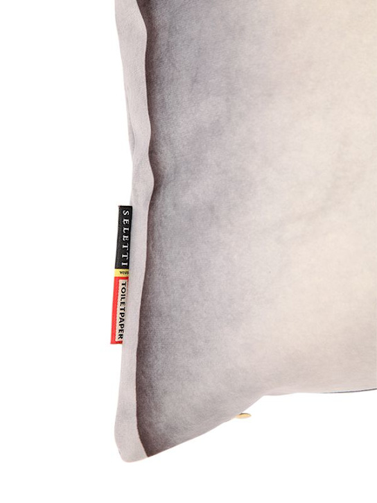 Luisaviaroma Two Of Spades Printed Cushion