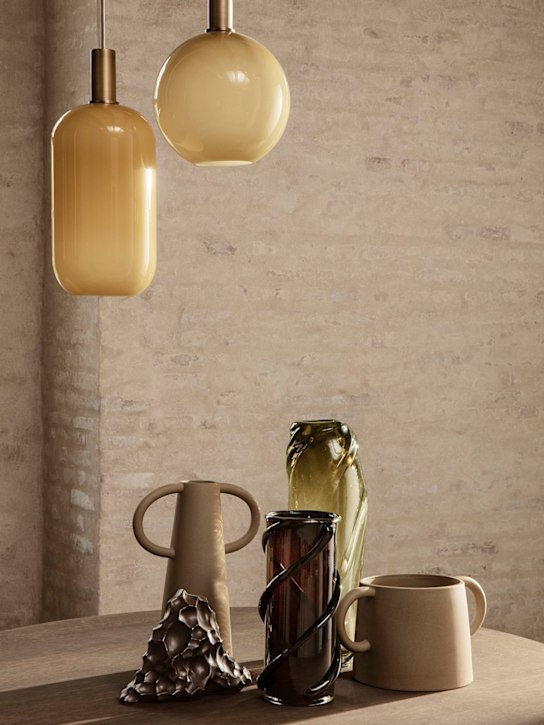 Luisaviaroma Vaso Alto Swirl In Vetro