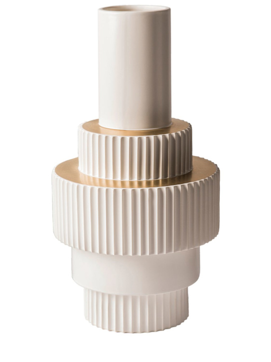 Luisaviaroma Vaso grande Gear bianco