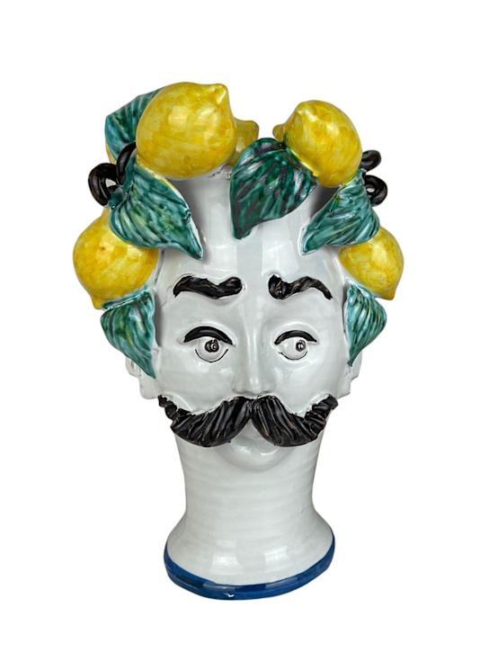 Luisaviaroma Vaso Sicily dipinto a mano
