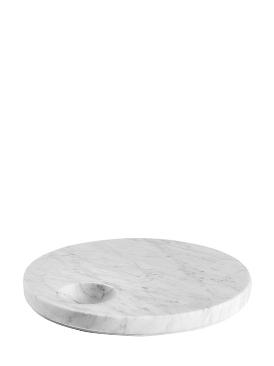 Luisaviaroma Vassoio Ellipse in marmo di Carrara