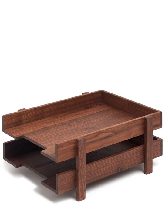 Luisaviaroma Vassoio impilato in noce