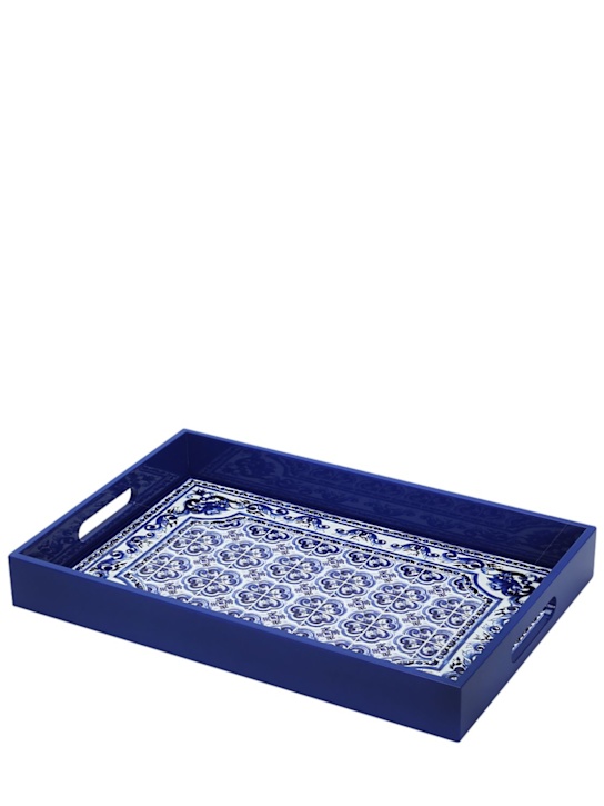 Luisaviaroma Vassoio rettangolare Blu Mediterraneo
