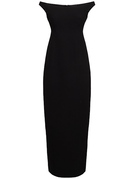 Luisaviaroma Vestito con spalle scoperte in crepe