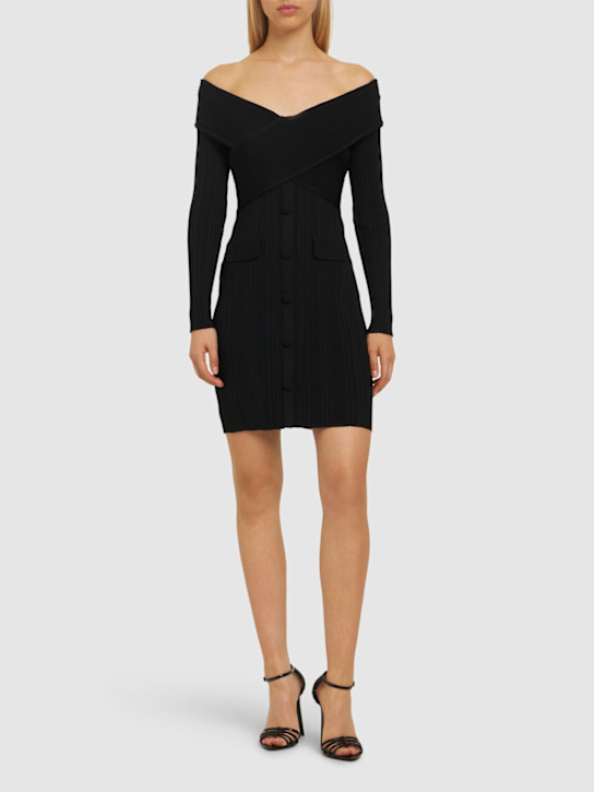 Luisaviaroma Vestito Con Spalle Scoperte In Maglia