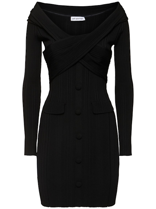 Luisaviaroma Vestito con spalle scoperte in maglia