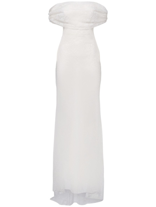 Luisaviaroma Vestito con spalle scoperte in pizzo