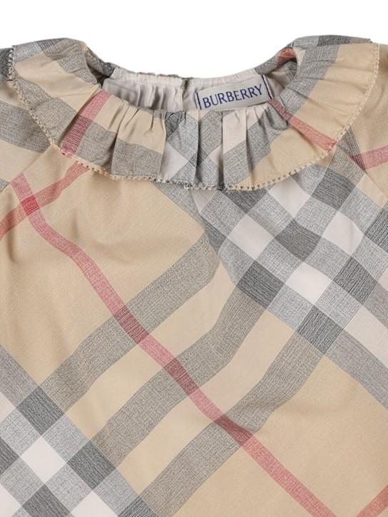 Luisaviaroma Vestito E Culotte In Cotone Check