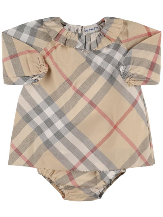 Luisaviaroma Vestito e culotte in cotone check