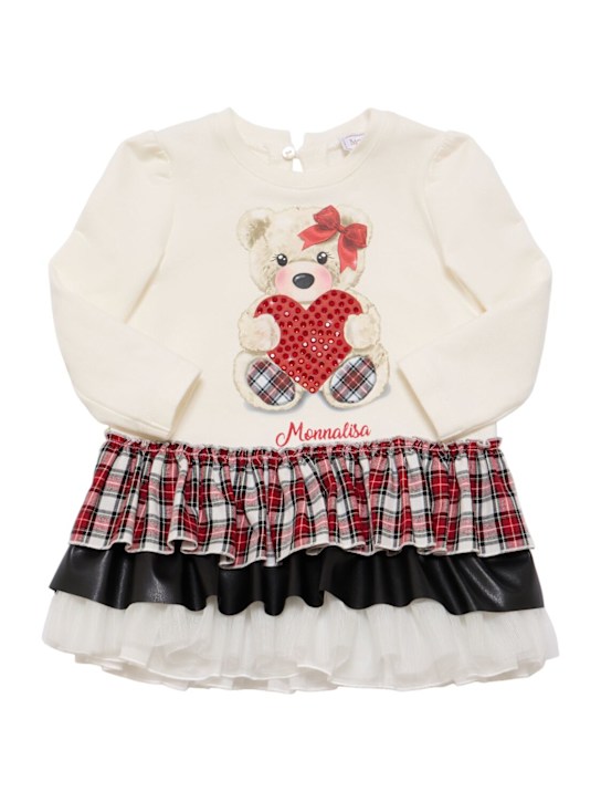 Luisaviaroma Vestito in cotone stampato con ruches