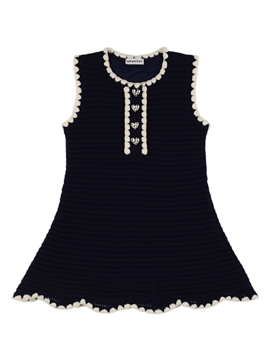 Luisaviaroma Vestito in crochet misto cotone