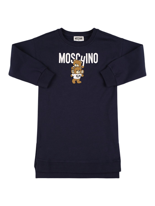 Luisaviaroma Vestito in felpa di cotone con stampa