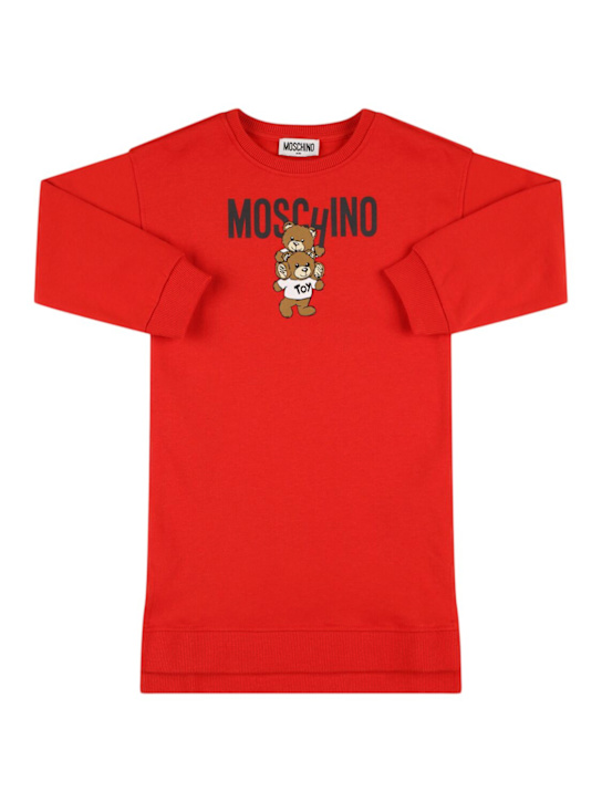 Luisaviaroma Vestito in felpa di cotone con stampa