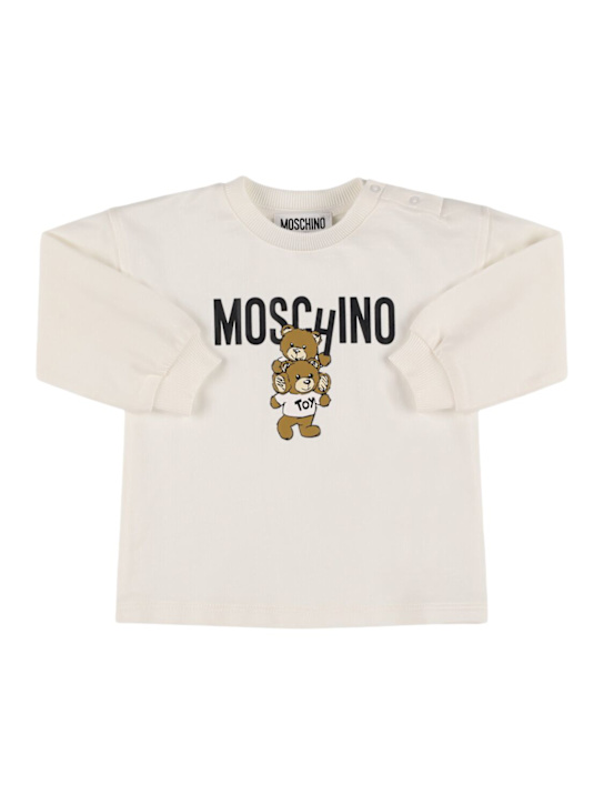 Luisaviaroma Vestito in felpa di cotone con stampa