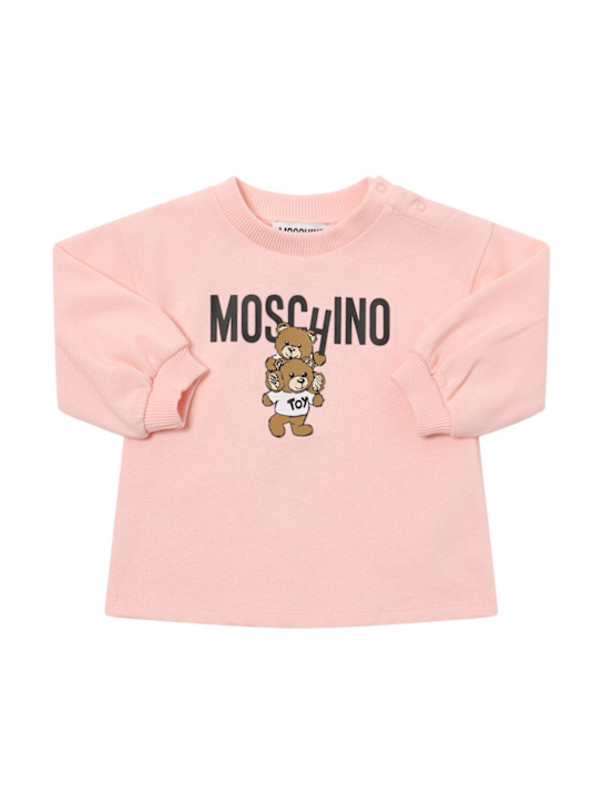 Luisaviaroma Vestito in felpa di cotone con stampa