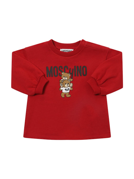 Luisaviaroma Vestito in felpa di cotone con stampa