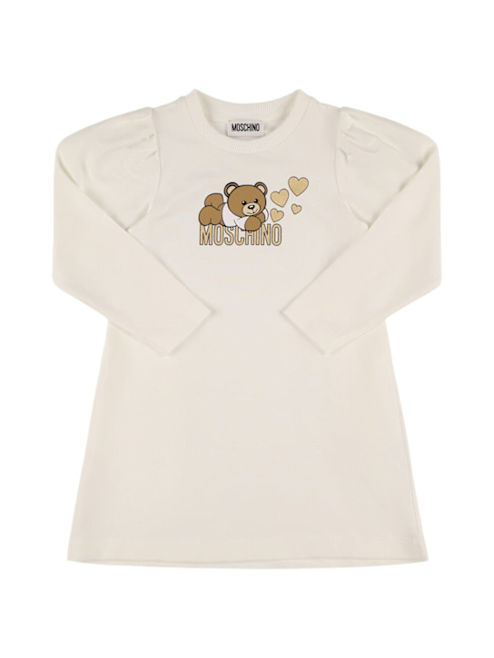 Luisaviaroma Vestito in felpa di cotone con stampa