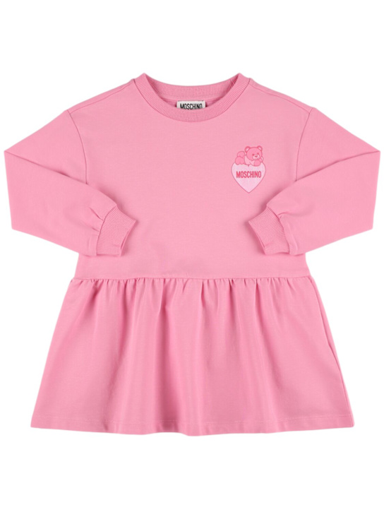 Luisaviaroma Vestito in felpa di cotone con stampa