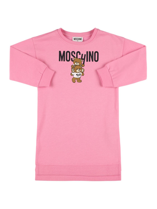 Luisaviaroma Vestito in felpa di cotone con stampa