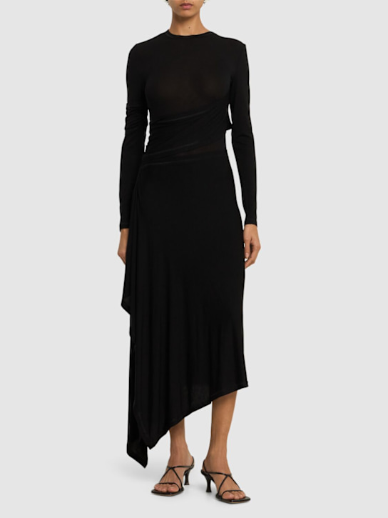 Luisaviaroma Vestito In Jersey Drappeggiato