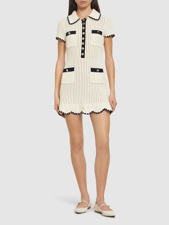 Luisaviaroma Vestito In Misto Cotone Crochet