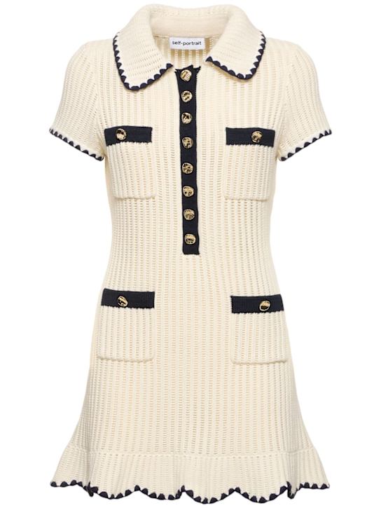 Luisaviaroma Vestito in misto cotone crochet