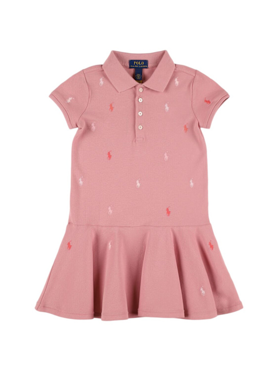 Luisaviaroma Vestito in piqué stretch ricamato
