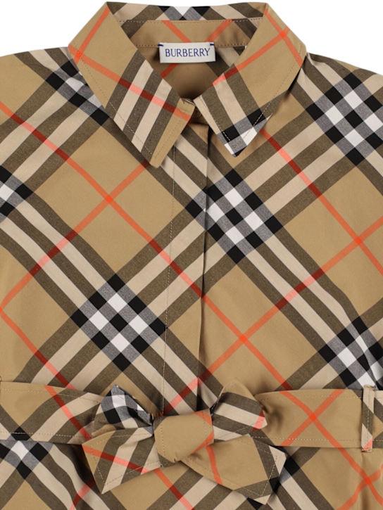 Luisaviaroma Vestito In Popeline Di Cotone Check