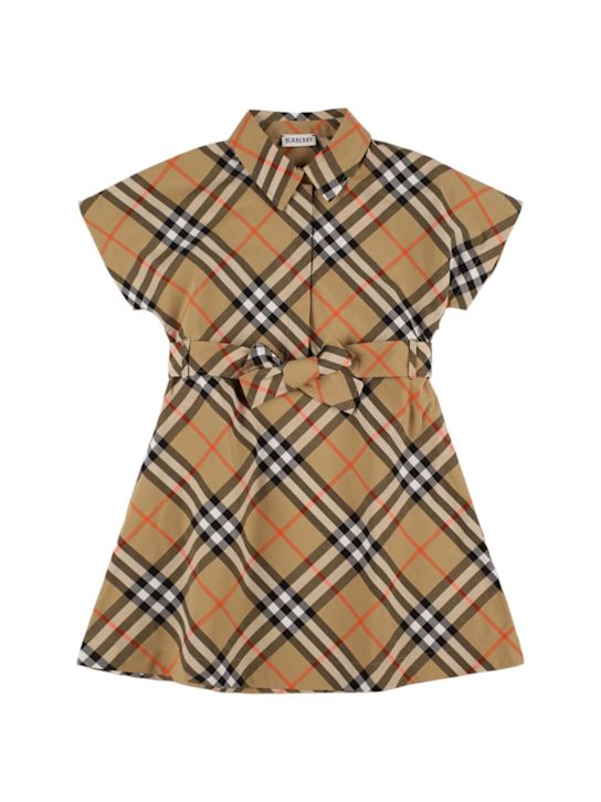 Luisaviaroma Vestito in popeline di cotone check