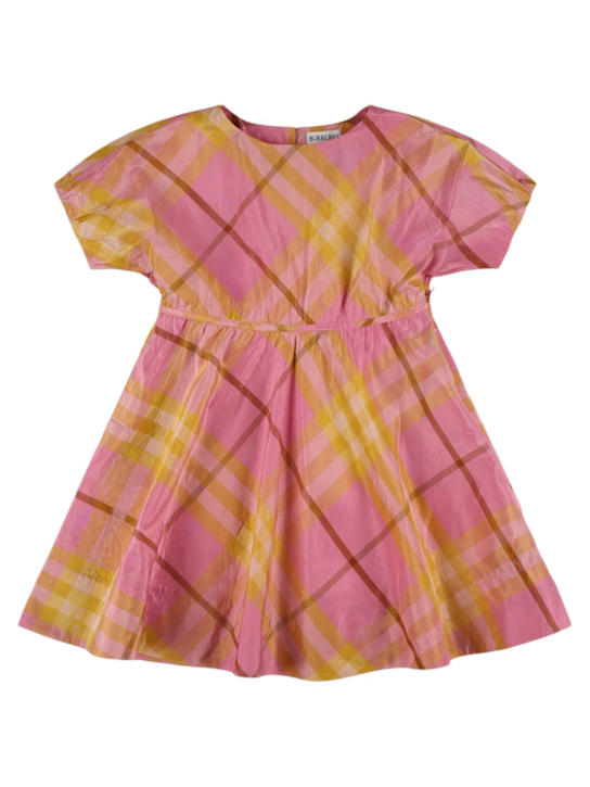 Luisaviaroma Vestito in seta stampa check