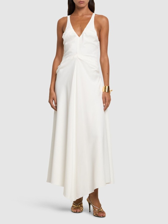 Luisaviaroma Vestito Lungo In Duchesse