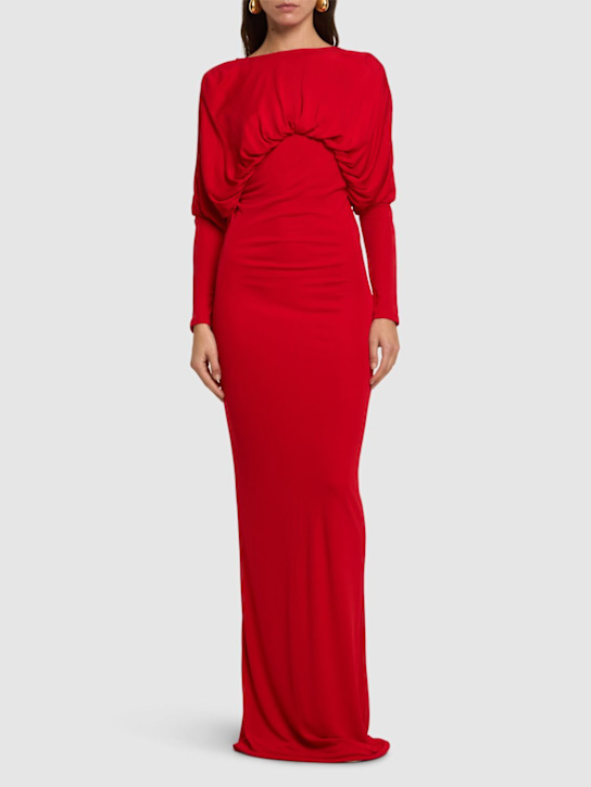 Luisaviaroma Vestito Lungo In Jersey Vernest