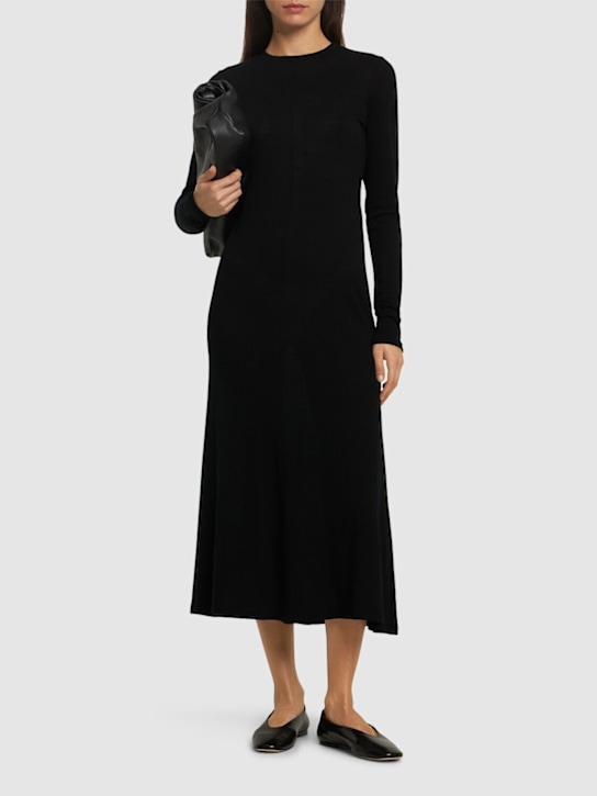 Luisaviaroma Vestito Lungo In Lana Amunzen