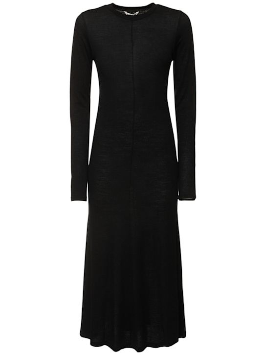 Luisaviaroma Vestito lungo in lana Amunzen