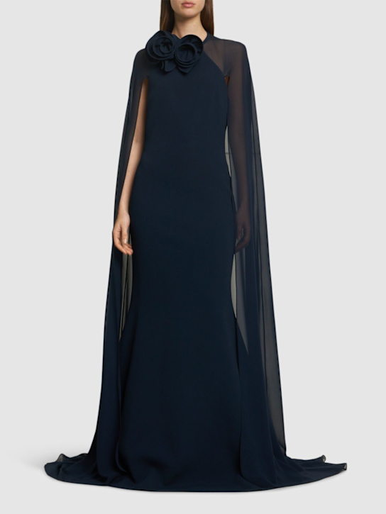 Luisaviaroma Vestito Lungo In Misto Seta