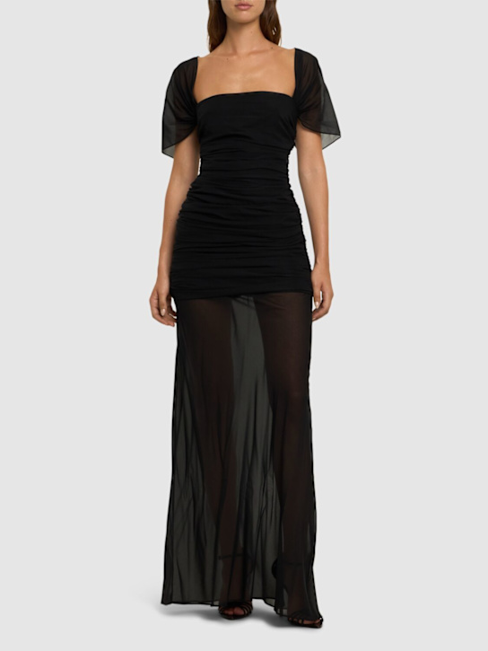 Luisaviaroma Vestito Lungo In Seta Stretch