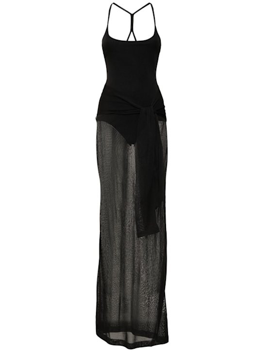 Luisaviaroma Vestito lungo La Robe Maille Nodo