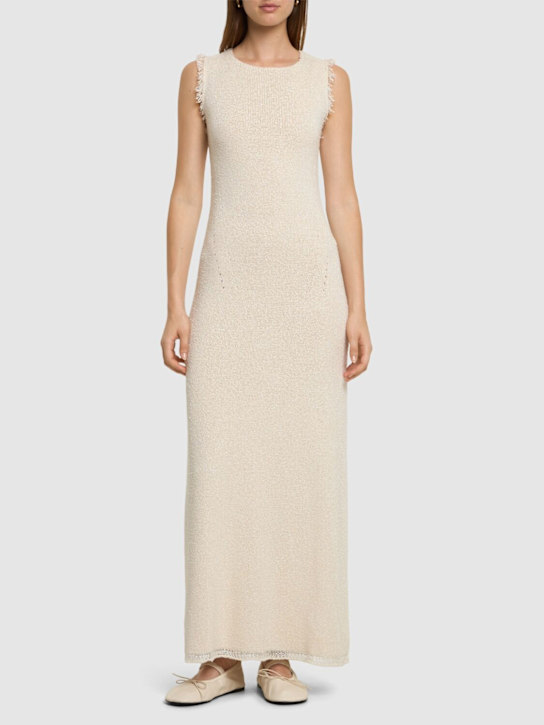 Luisaviaroma Vestito Lungo Silvia In Maglia Bouclé