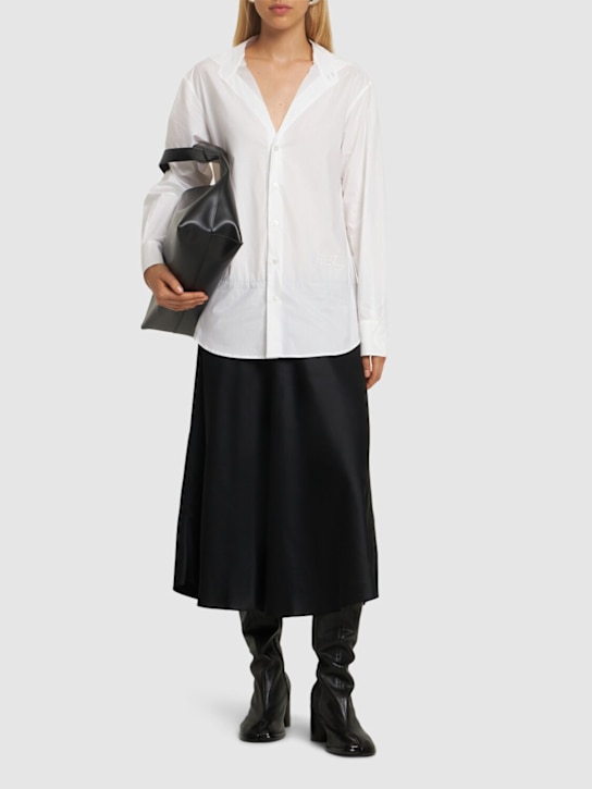 Luisaviaroma Vestito Midi In Cotone E Viscosa
