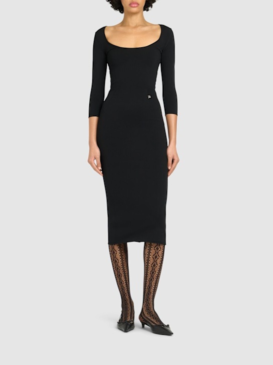 Luisaviaroma Vestito Midi In Jersey Di Viscosa