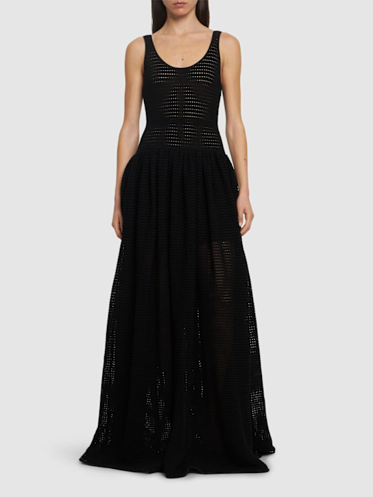 Luisaviaroma Vestito Midi In Maglia Crochet