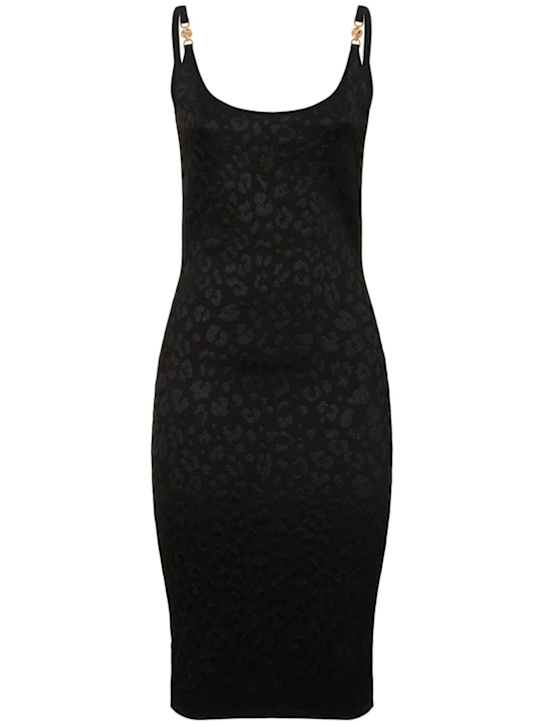 Luisaviaroma Vestito midi in maglia Leopard