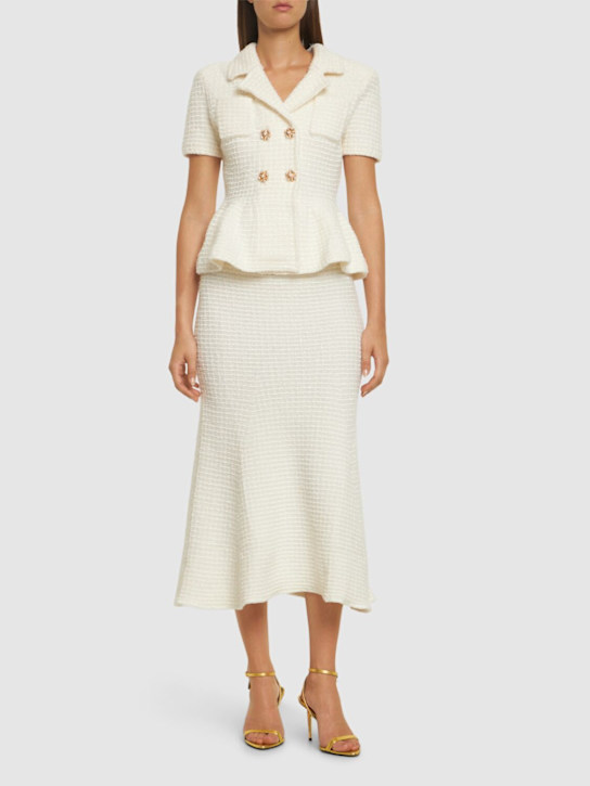 Luisaviaroma Vestito Midi In Maglia Texturizzata