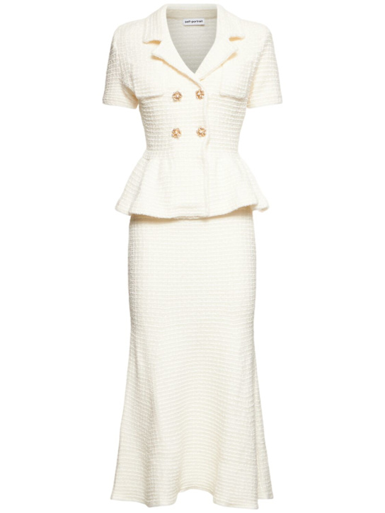 Luisaviaroma Vestito midi in maglia texturizzata