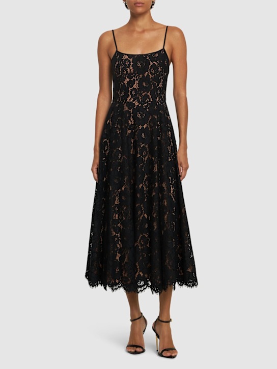 Luisaviaroma Vestito Midi In Pizzo