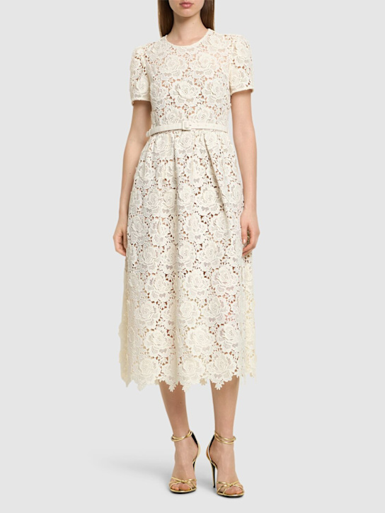 Luisaviaroma Vestito Midi In Pizzo