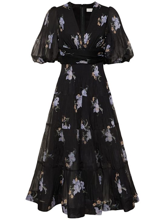 Luisaviaroma Vestito midi plissé stampato
