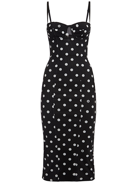 Luisaviaroma Vestito midi stampa a pois