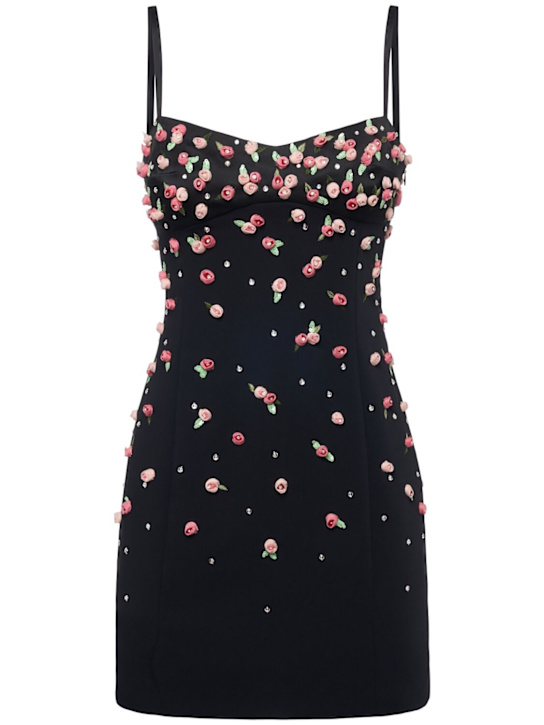 Luisaviaroma Vestito mini in cady con ricami