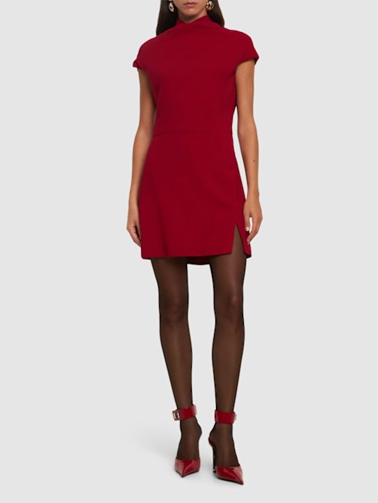 Luisaviaroma Vestito Mini In Cady Di Misto Viscosa